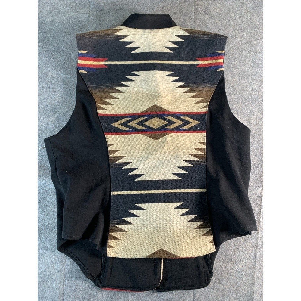 VTG Aura Womens Vest Aztec Size L‎ Made in USA - Picture 3 of 6